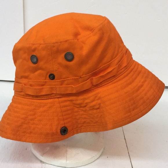 NWT 1 Top Pro Orange Fishing Bucket Hat Men’s - Picture 6 of 10